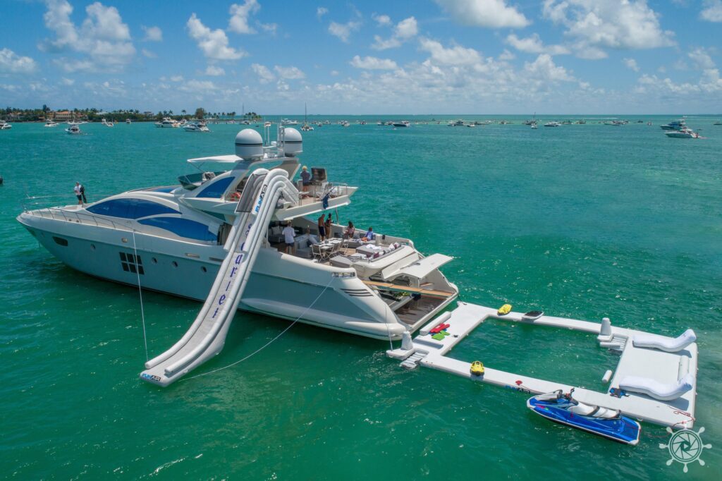 Azimut 103’ with Jet Ski and water toys