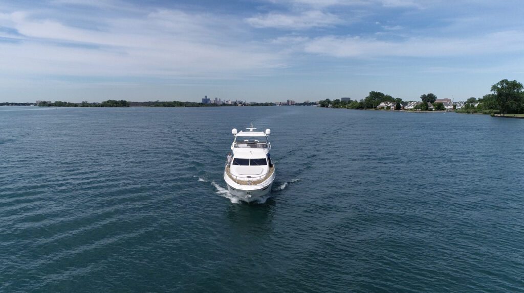 70’ Azimut with Jet Ski