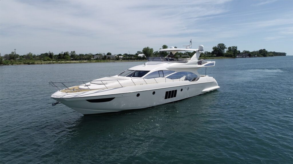 70’ Azimut with Jet Ski