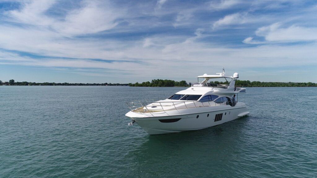 70’ Azimut with Jet Ski