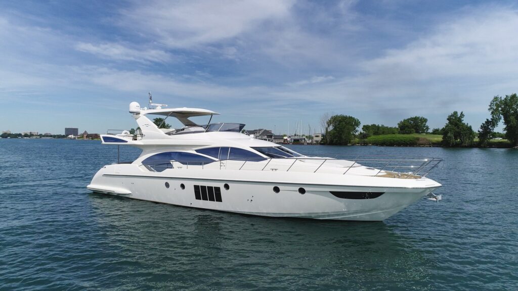 70’ Azimut with Jet Ski