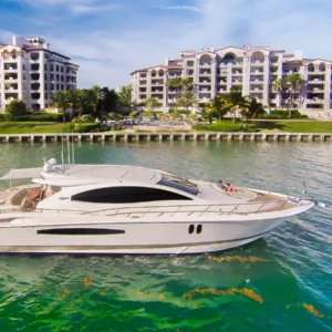 75’ Lazzara with Jet Ski