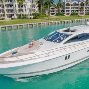 75’ Lazzara with Jet Ski