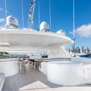 103’ Johnson with Jacuzzi and 2 Jet Skis