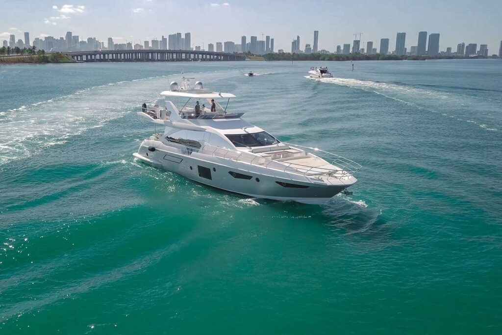 Azimut 70’ with Jet Ski